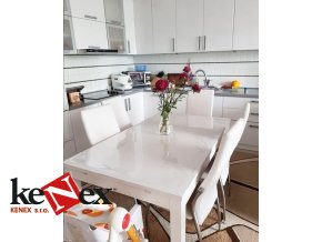 ubrus na stul z mekkeho skla 64x124 cm