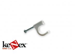 uchyt na kabel plastovy 7 mm