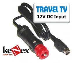 kabel 12v dc autozasuvka tv finlux