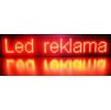 led reklama cervena