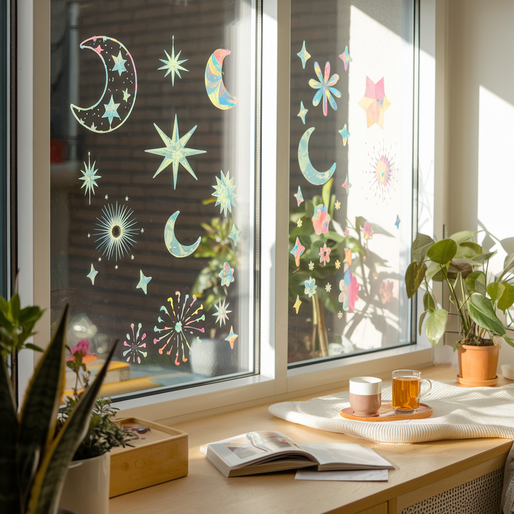 Suncatcher samolepky: Kouzlo slunečních odlesků ve vašem domově