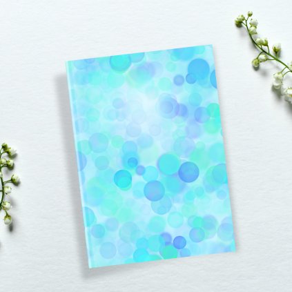 Sešit - modré bublinky