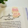 Magnetická záložka - jahodový dortík kočička