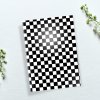 Sešit - černobílá mřížka