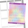 Samolepkový sheet - abeceda rainbow