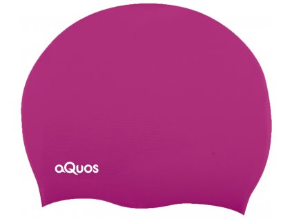 Silikonová plavecká čepice Aquos COD růžová