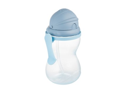 canpol babies sportovni lahev se slamkou 370ml modra