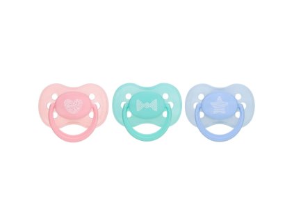 canpol babies dudlik 6 18m kaucukovy tresinka pastels