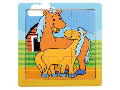 Puzzle koníci