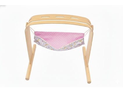 Hamaka jarni louka a rozove tecky