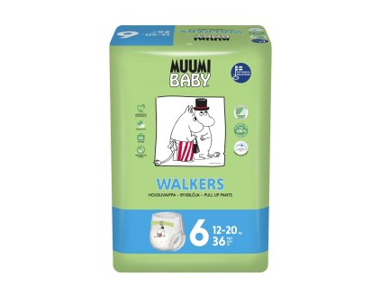 Pleny MUUMI BABY Walkers 6 Junior 12-20 kg (36 ks)