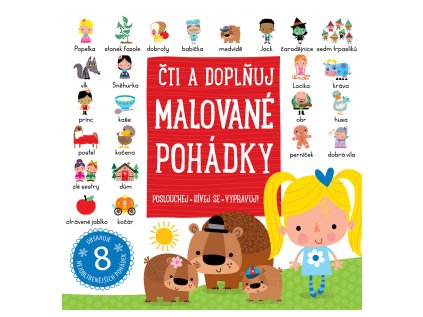 Malované pohádky - čti a doplňuj