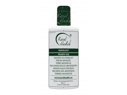 Fenyklový masážní olej 100ml