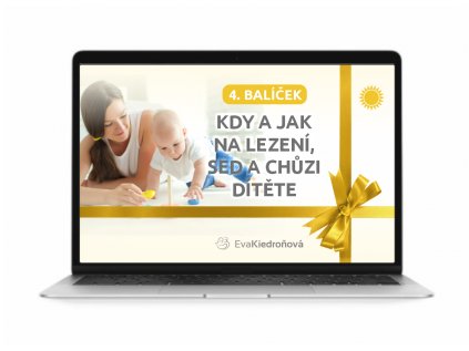 4 Balíček on-line kurzů - Kdy a jak na lezení, sed a chůzi dítěte