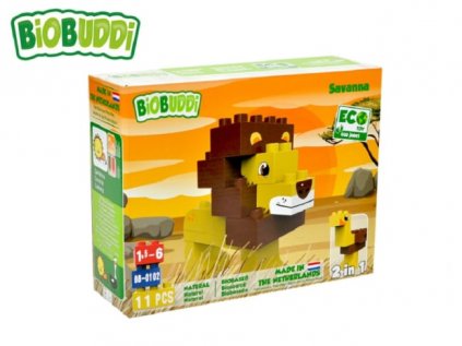 BiOBUDDi stavebnice Wildlife Savanna 2v1