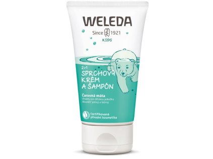 Weleda Měsíčkový dětský šampon 2v1čarovná máta 150 ml