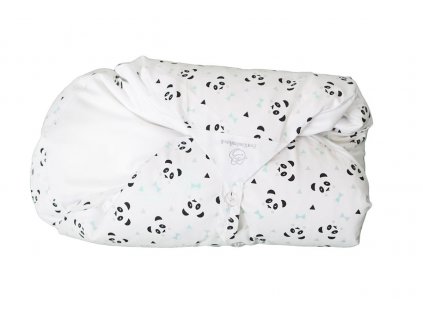 Povlak světlý tyrkys panda (Maxi dráček)