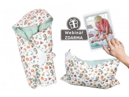 Set 4v1 Maxi dráček - podzim zvířátka mech