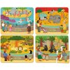 Dřevěné puzzle Zoo