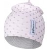 Čepice podšitá Outlast® - růžová lesk puntík/pruh, vel. 4