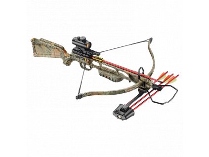 Crossbow Poe Lang Jaguar I Camo 175 Lbs kolimátorem