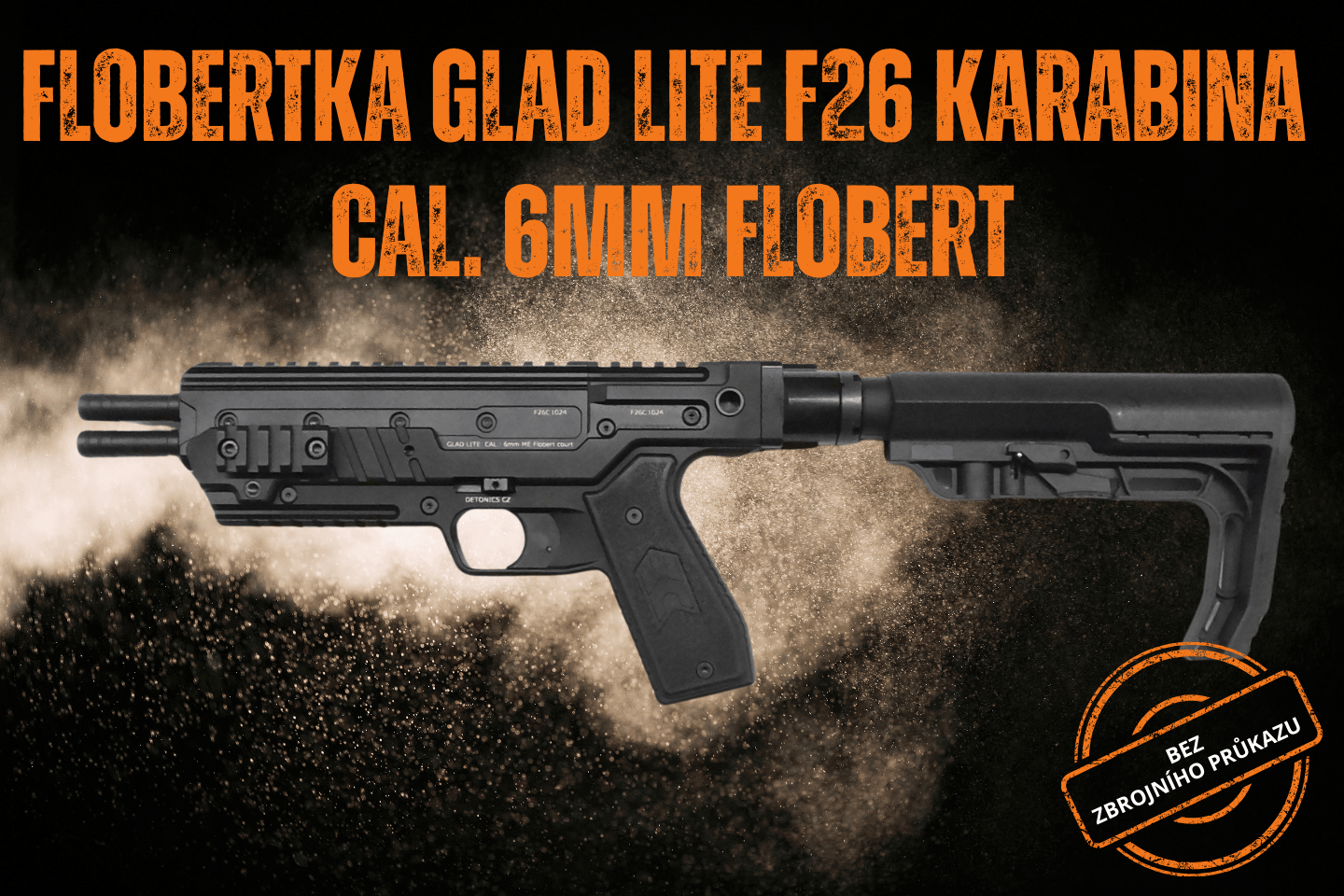 Flobertka Glad Lite F26 karabina cal. 6mm Flobert