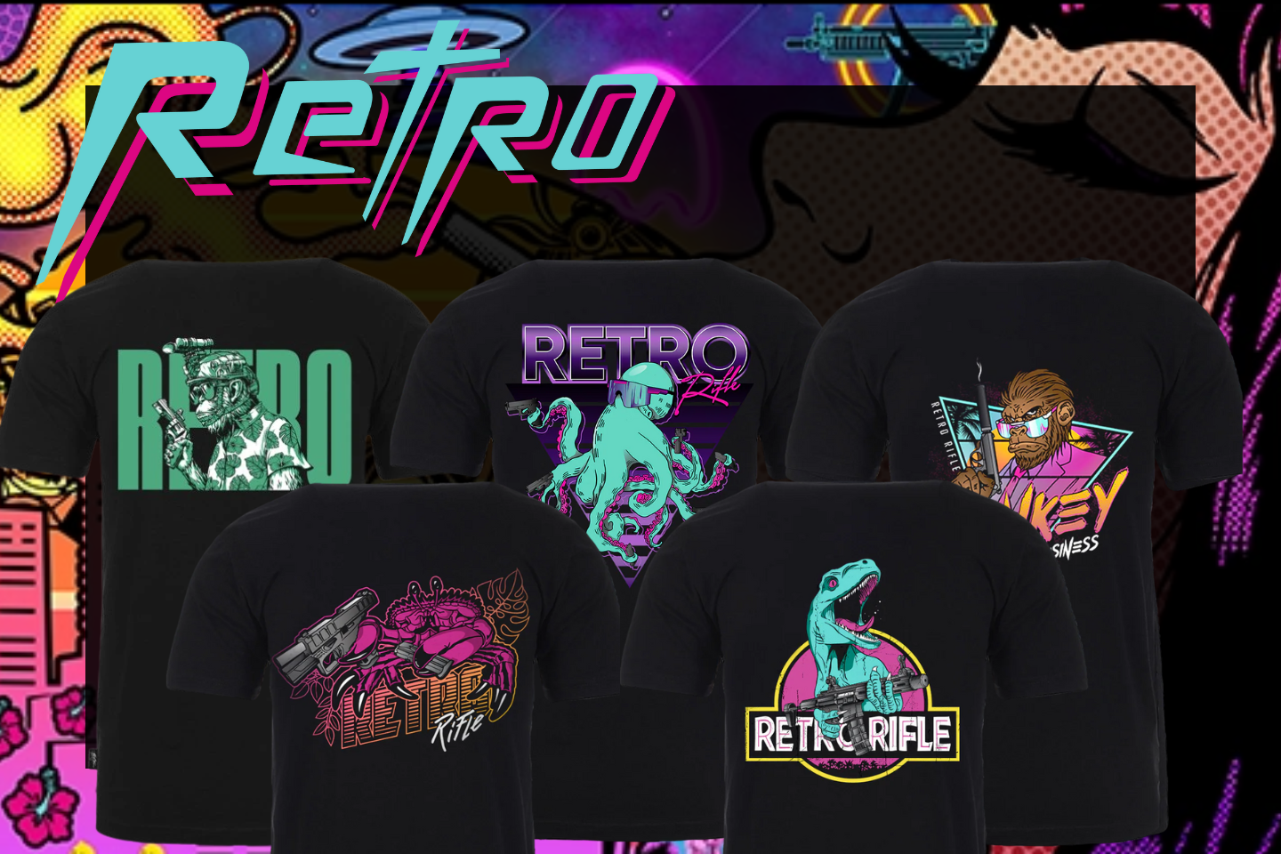 Retro rifle v Kentauru