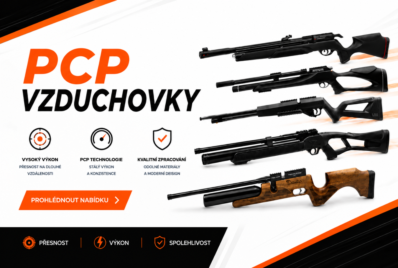 Nabídka PCP vzduchovek
