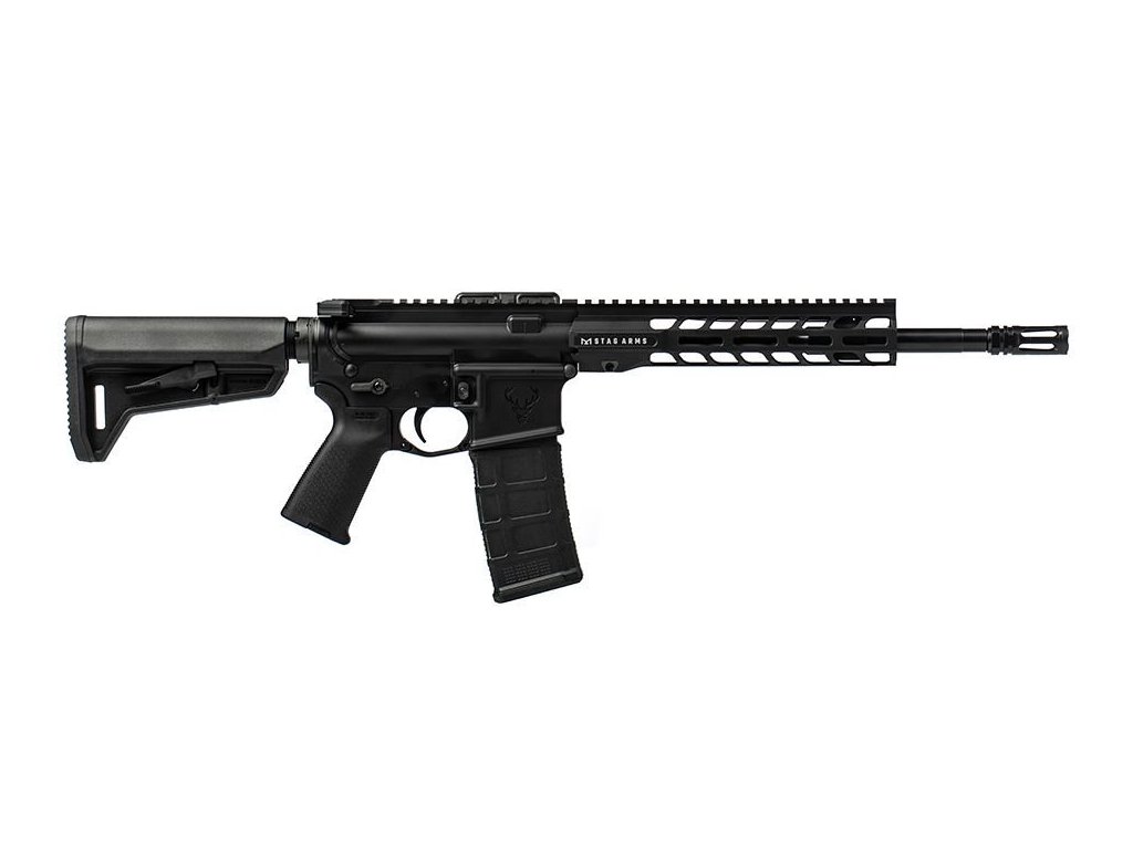 Puška sam. Stag Arms, Mod.: STAG 15 Classic Duty SBR LH, Ráže: .223 Rem, hl.: 10,5", černá