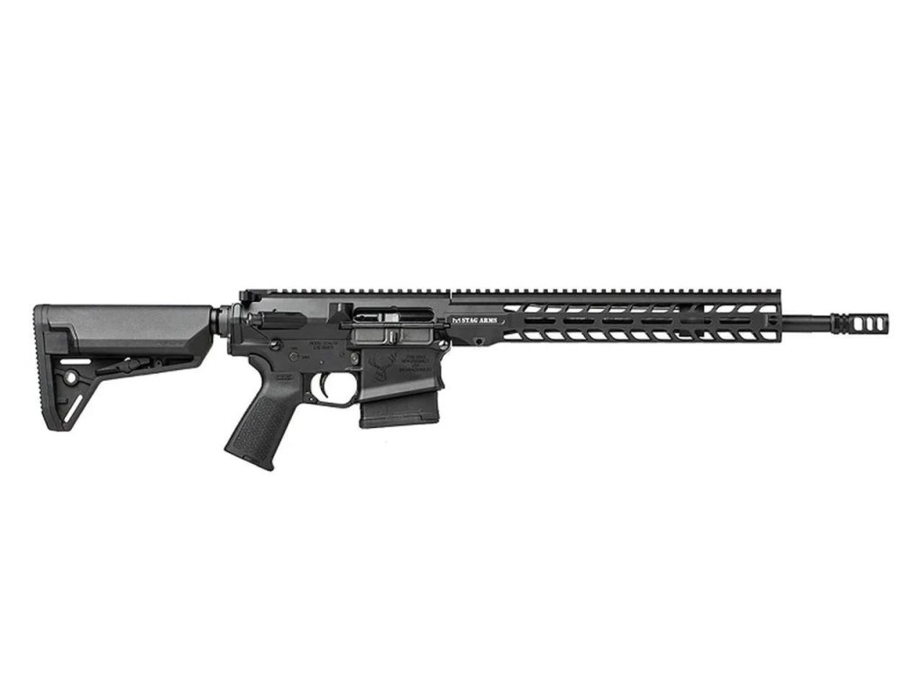 Puška sam. Stag Arms, Model: STAG 10 Marksman, Ráže: .308 Win., hl.: 18", černá
