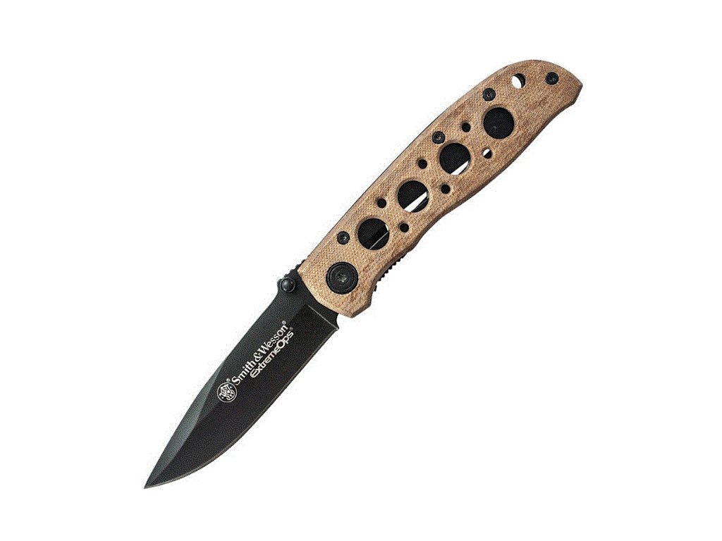 Smith & Wesson Extreme OPS Linerlock Desert Sand Blister CK105HDCP