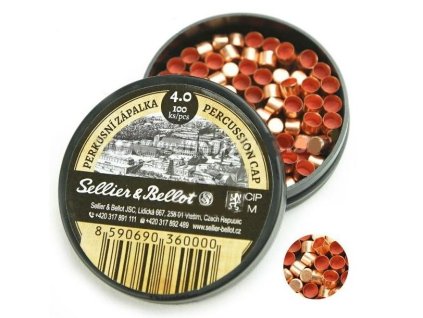 Perkusní zápalky S&B 4 mm 100ks - 1