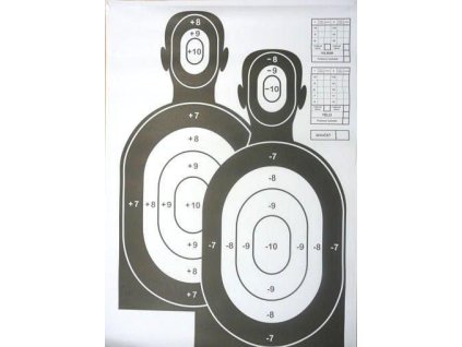 Terč dvě postavy - 1