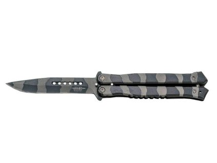 joker jkr710 motylek aluminium black brown camo 104mm
