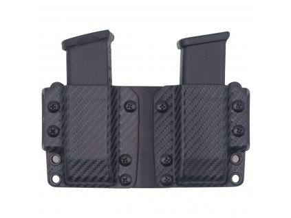 owb kydex double magazine holster rounded by concealment express 435746