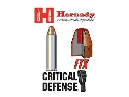 Náboj kulový Hornady, Critical Defense, .38 Special, 110GR (7,1g), FTX CD