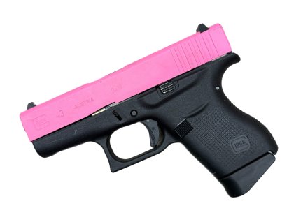 1246244 pistole samonabijeci glock 43 pink cal 9mm luger