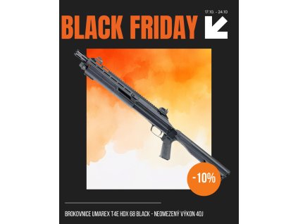 Brokovnice Umarex T4E HDX 68 Black - NEOMEZENÝ VÝKON 40J