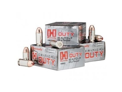 Náboj kulový Hornady, Critical Duty, 9mm Luger, 124GR (8,0g), Flex Lock Duty, 25 ks