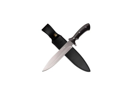 0071728 no master cutlery fixed elk ridge 14 black wood a 027431