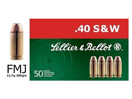 Náboj Sellier & Bellot cal. 40 SW 11,7g