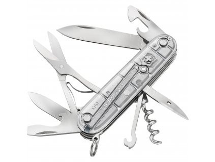 victorinox 54754 climber pocket knife translucent silver 1149504