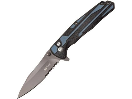Nůž MTech Button Lock Black/Blue MT1037BL - 1