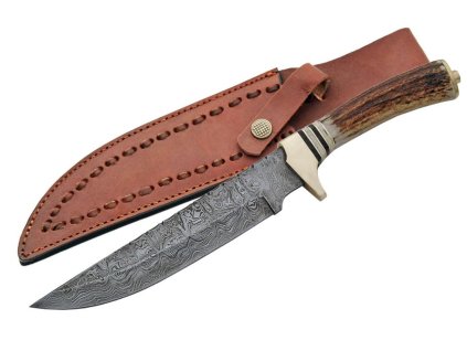 Nůž Damascus  DM1006 Filework Bowie 13 1/2" - 1