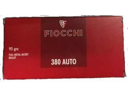 Náboje Fiocchi cal. 9 mm Browning / 380 Auto FMJ