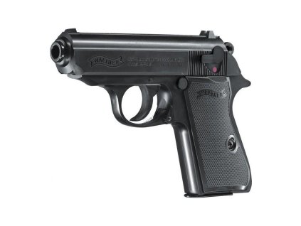 airsoft pistole walther ppks cerna metal slide asg