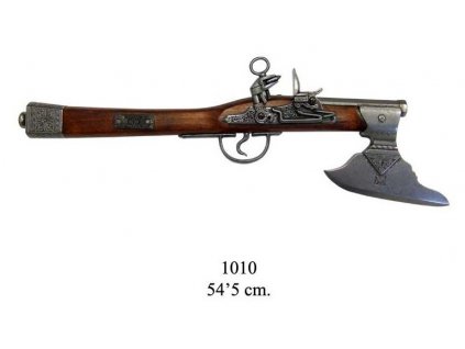 nemecka pistole 17 stoleti se sekerou