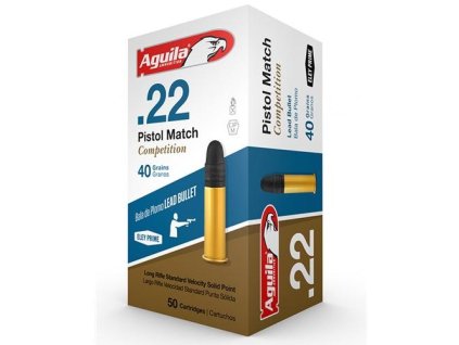 Náboj Aguila Pistol Match Competition cal. 22 LR