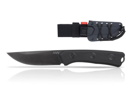 P200 Mk.II - BLACK DLC, PLAIN EDGE, KYDEX SHEATH BLACK - 1