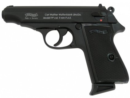 Plynová pistole Walther PP černá cal. 9mm - 1